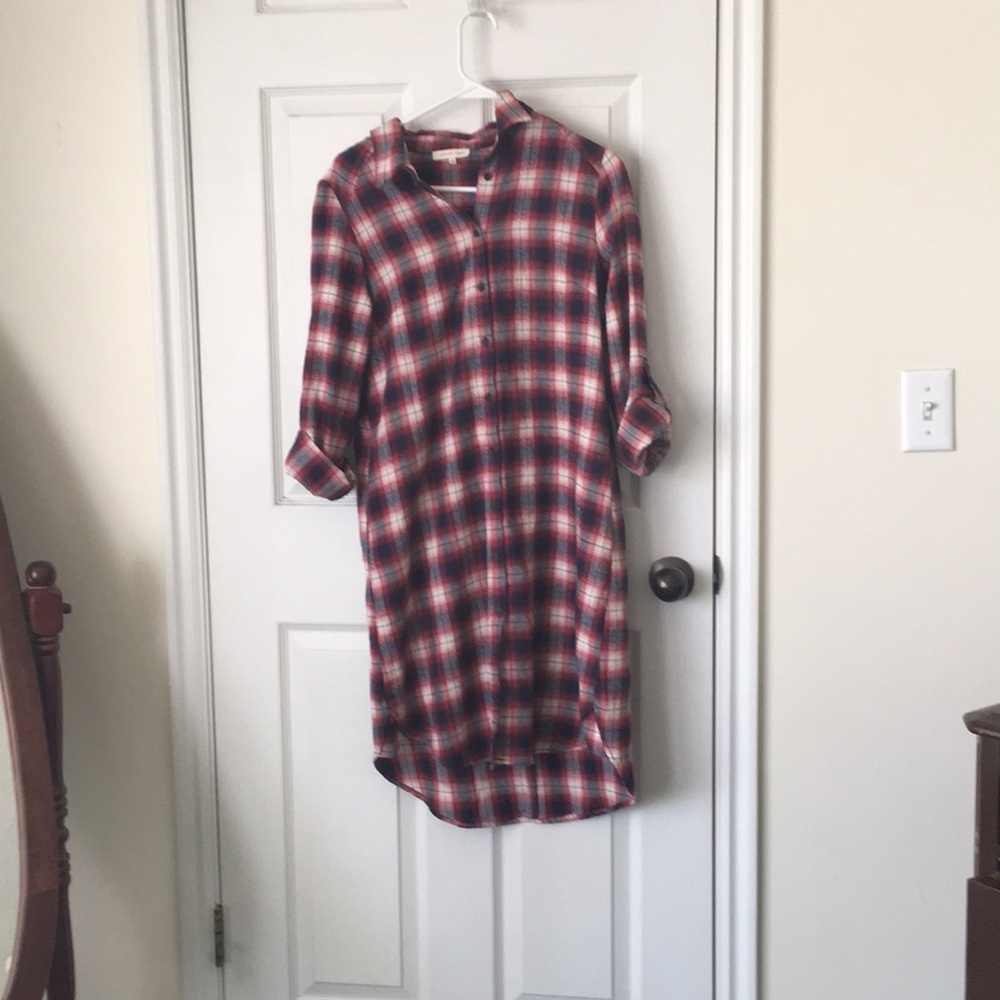 Cute flannel dress